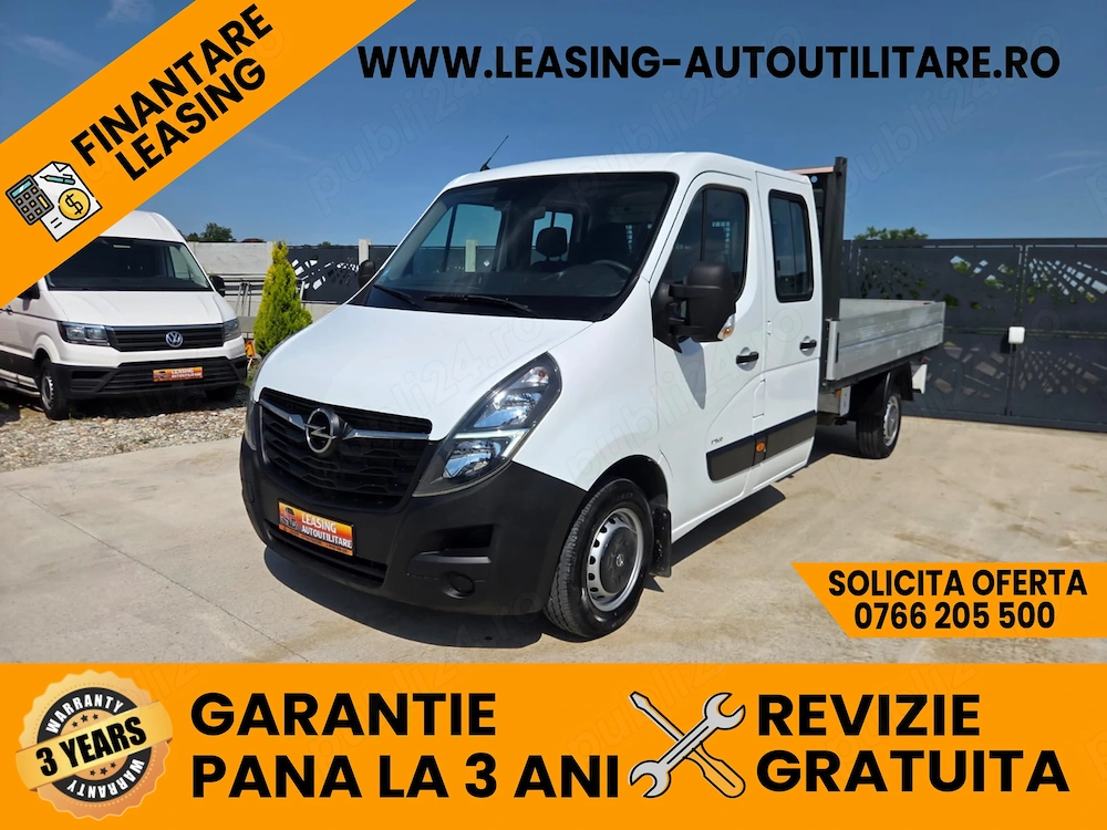 Opel New Movano Doka 7locuri+Bena L=3.20M