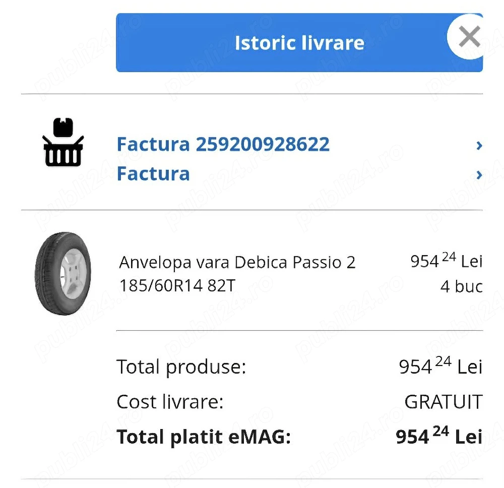 4 anvelope de vară Debica Passio 2 ( 185-60-R14 )