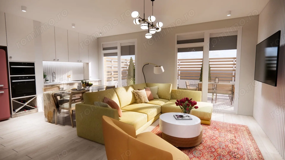 Apartament 2 camere, etaj 2, bloc R39, ap 15, Ared City Arad