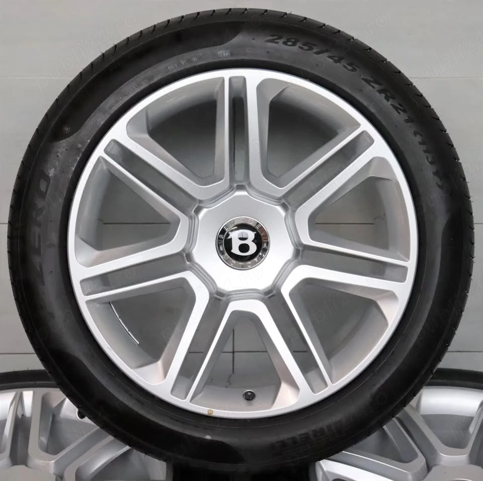 vand sau schimb set jante original Bentley Bentayga 21 a cod jante 36A601025Q anvelope 285 45 21 - s