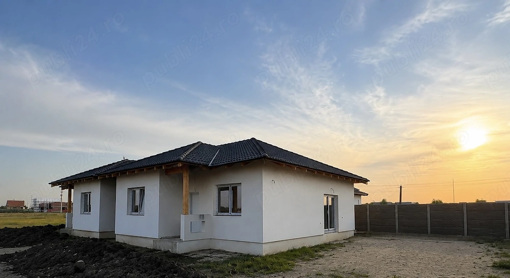Duplex nou în Moșnița Nouă   Lângă Centura de Sud | Predare la gri | 138.000  