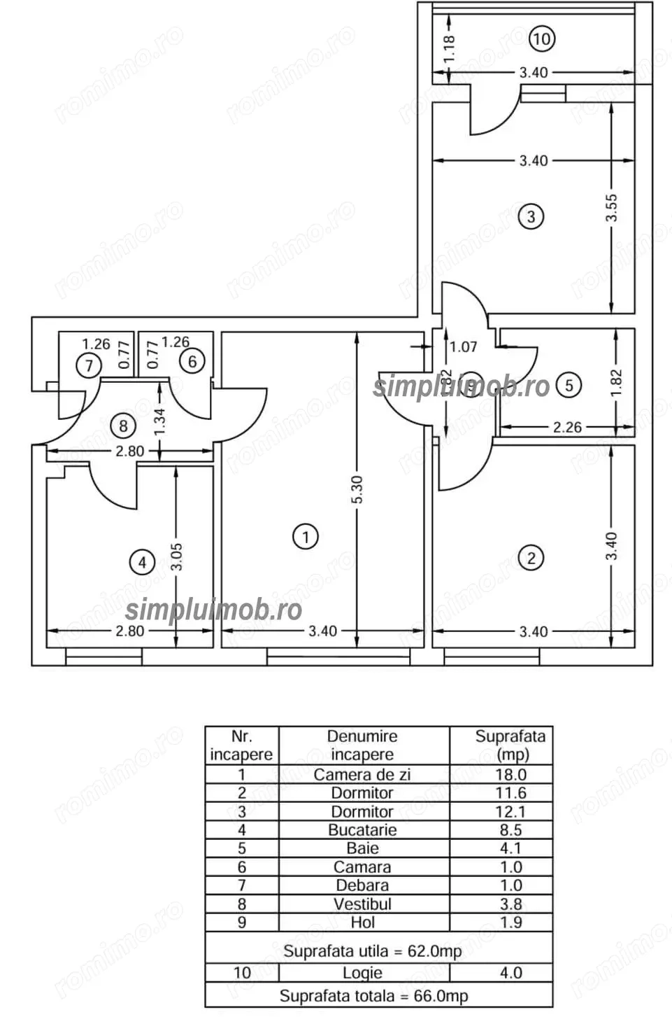 3 camere 66mp zona parc IOR Titan sect 3
