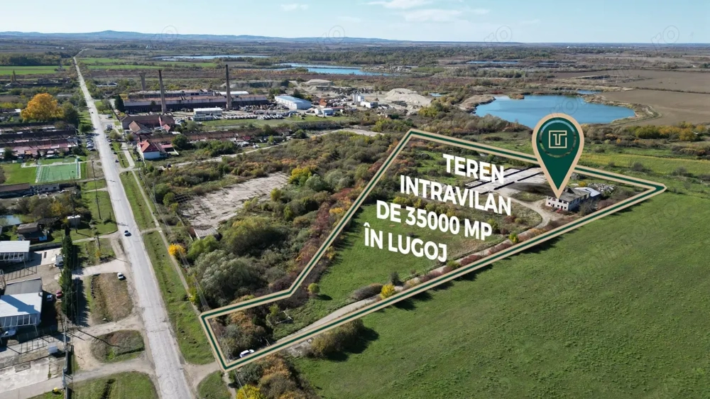 Teren strategic de 35.000 mp cu destinație industrială, rezidențială sau mixtă
