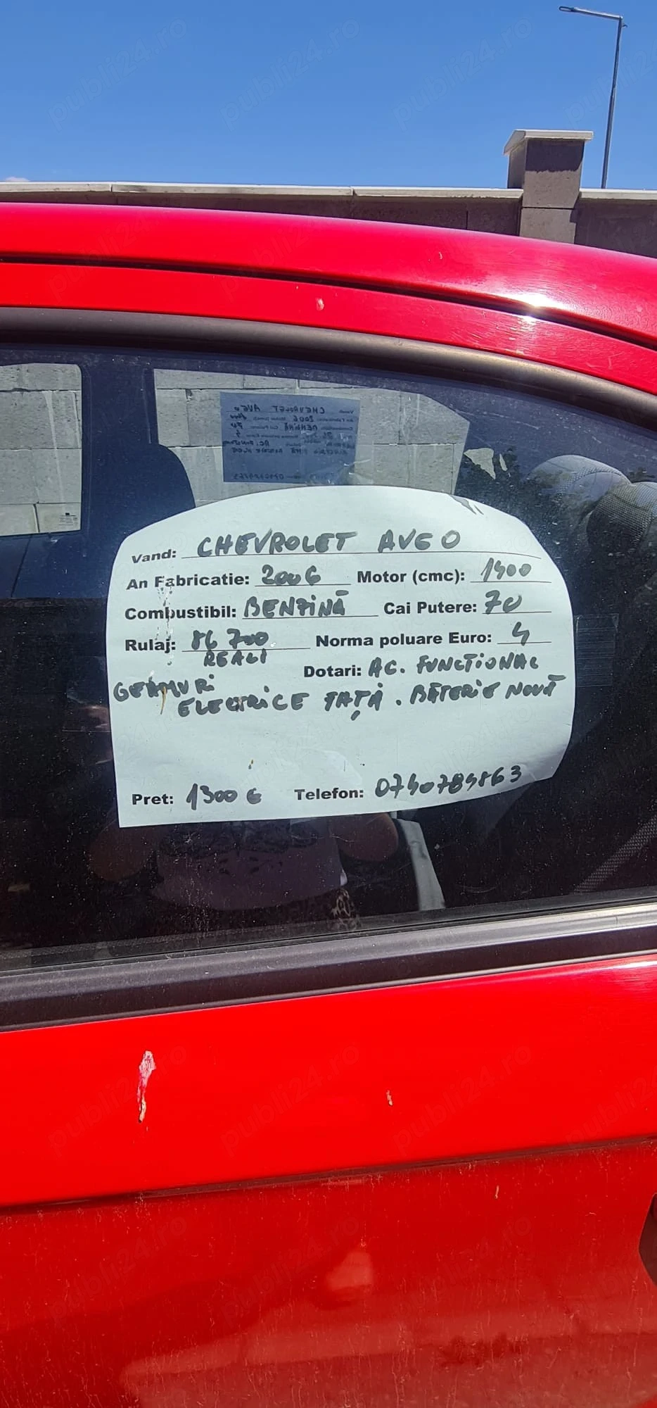 Vand Chevrolet 