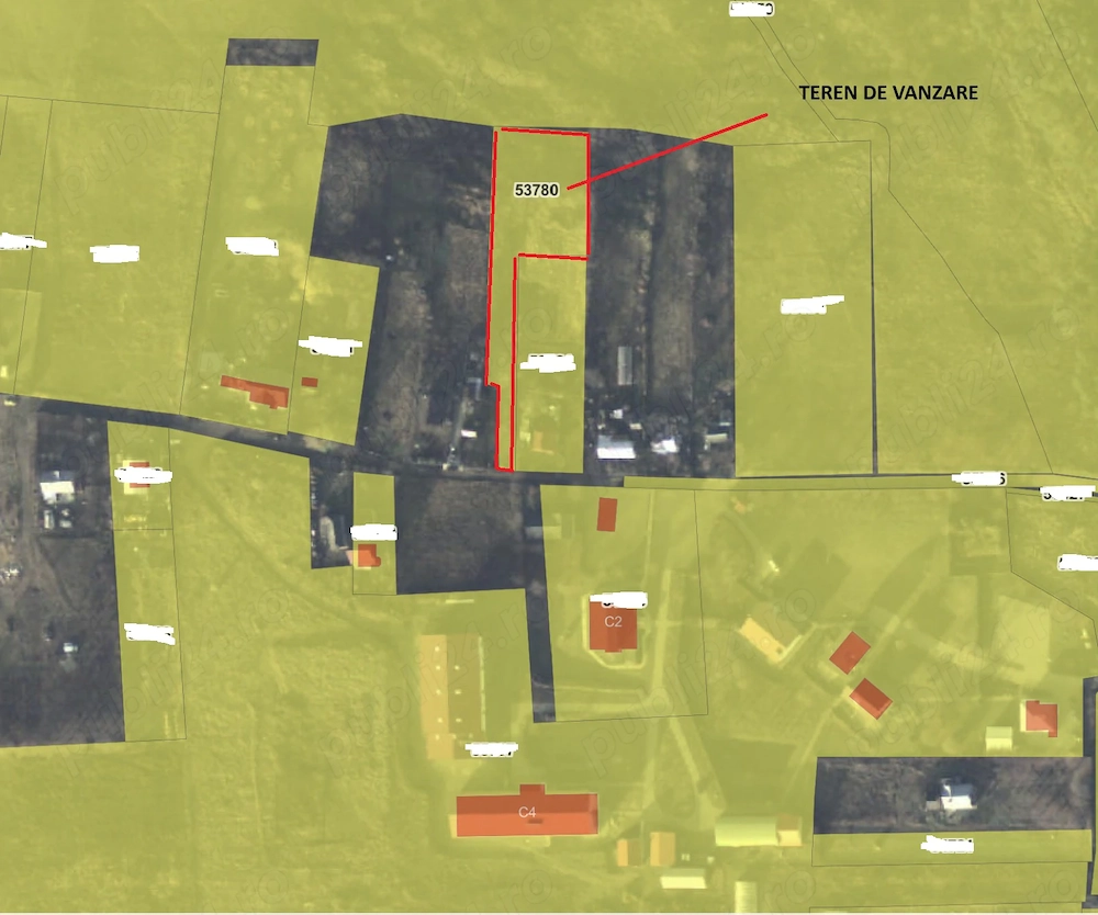 Teren extravilan 2.800 mp de vanzare - Dealu Mare, langa Dorohoi, Botosani