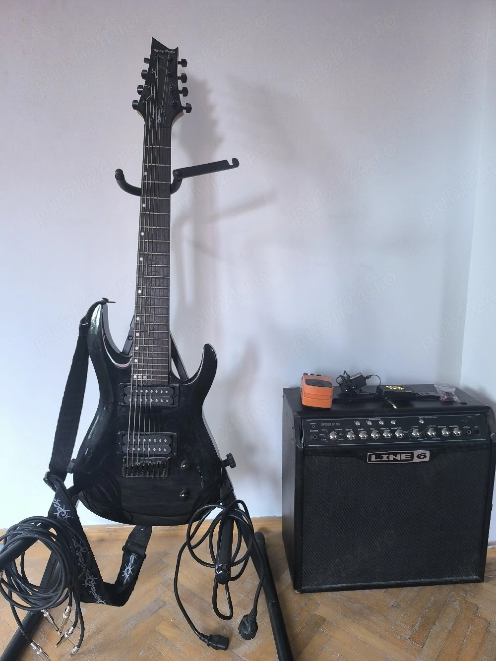 PACHET COMPLET Chitara + Amplificator+ Pedala si accesorii