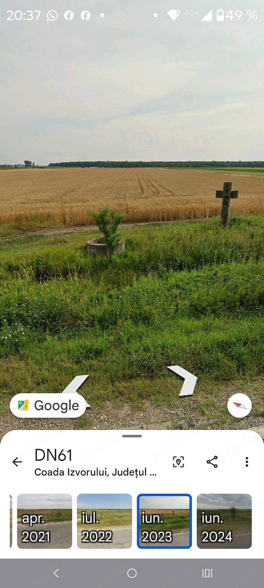 Vând teren intravilan 
