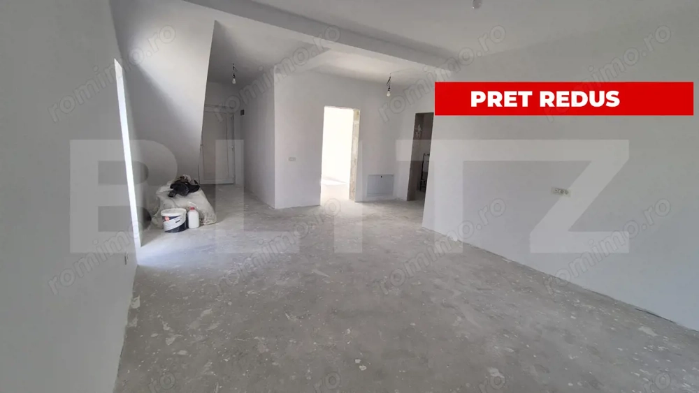 Duplex 4 camere 110mp utili, 290mp teren, Giroc 