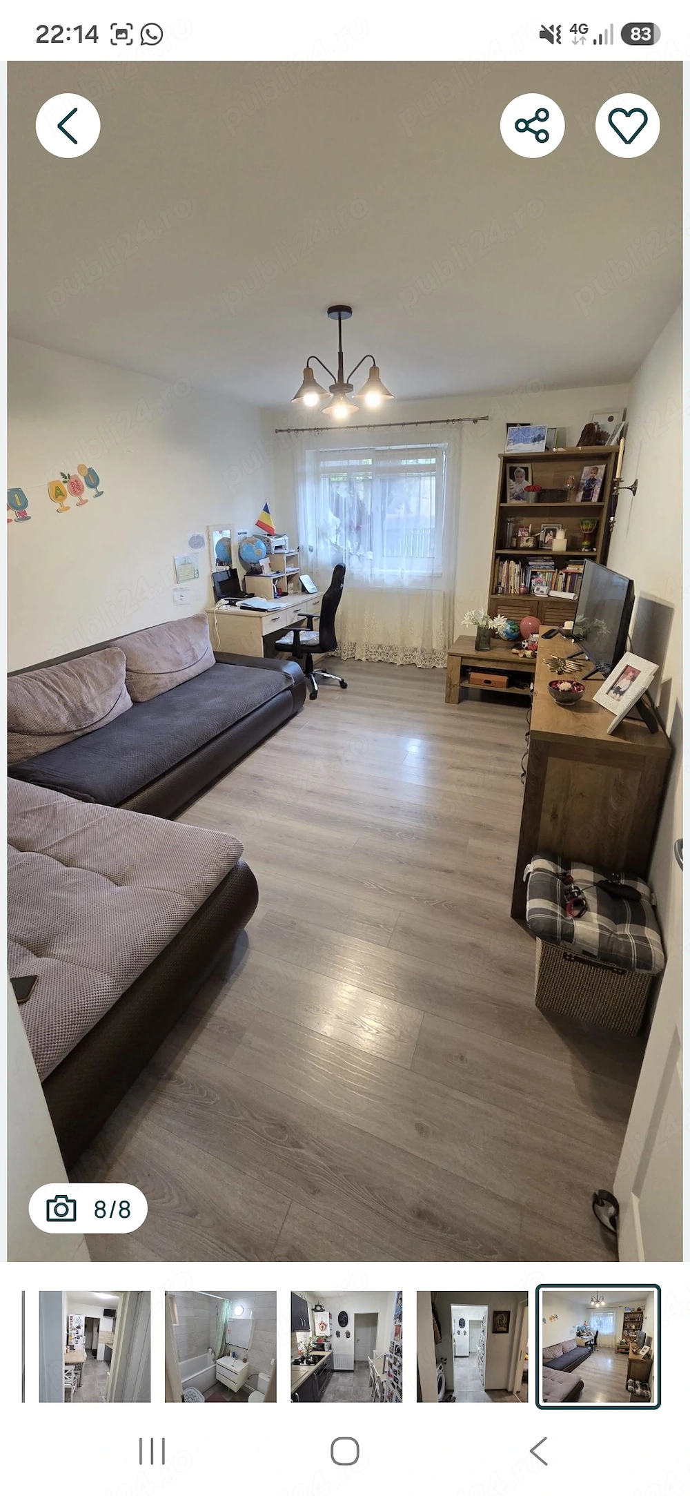 Vand apartament 2 camere renovat