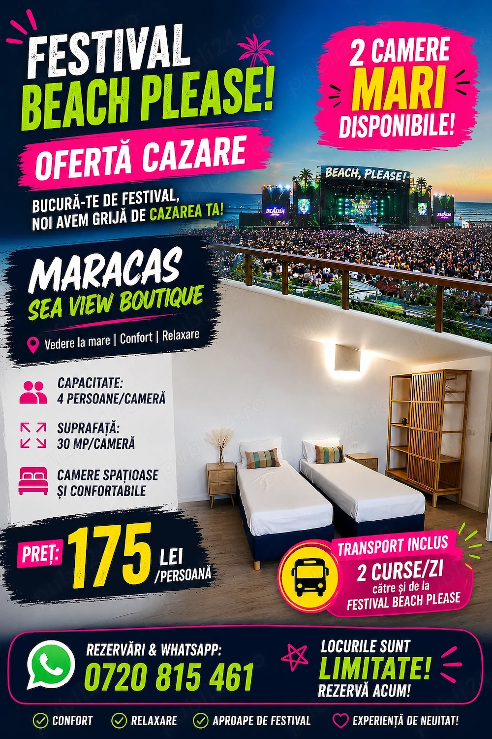 Cazare Beach Please Costinești Oferta