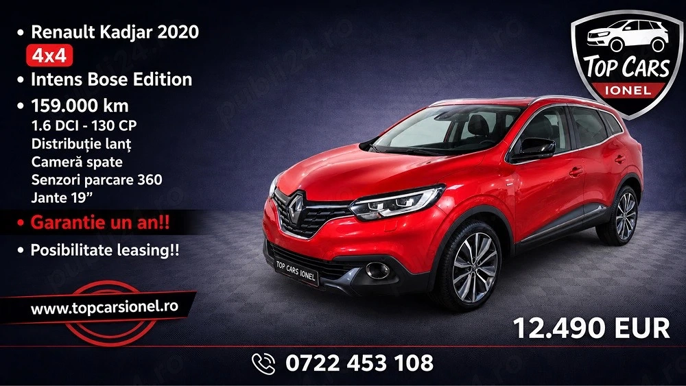 Renault Kadjar 2019 Intens Diesel Automat 4x4