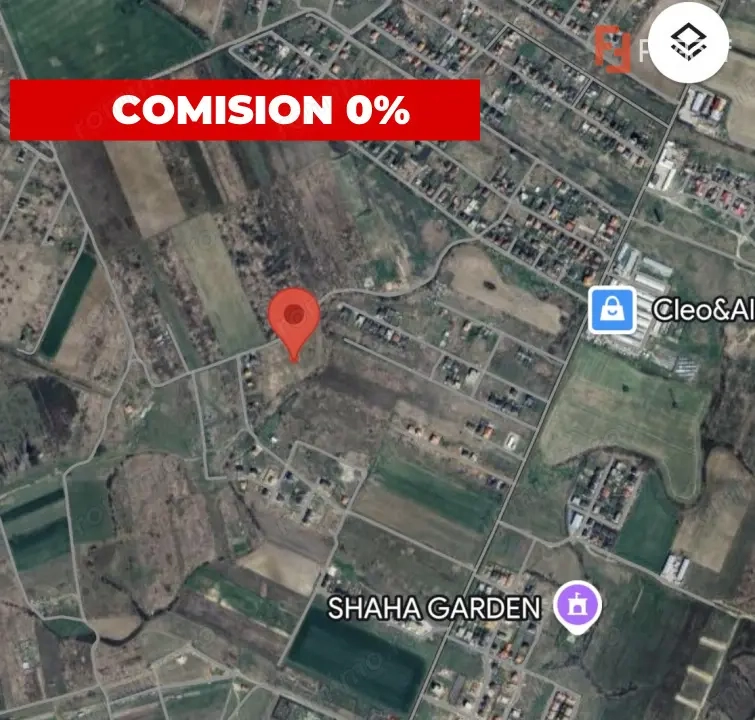 Comision 0% Teren de bloc, 670 mp cu toate utilitatile + A. C. - Mosnita