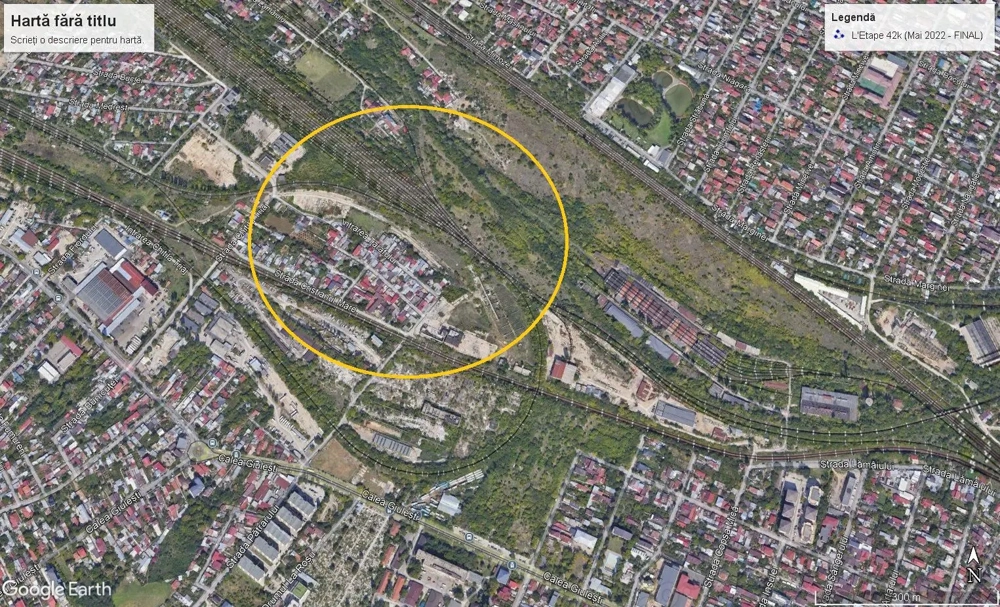 Teren intravilan de închiriat – 22.024 mp | Zona Triaj Giulești – Chitila