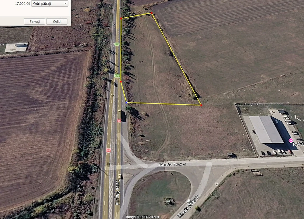 Teren industrial in Timisoara Calea Sagului - zona Monlandys, acces direct la DN59 - 17000mp