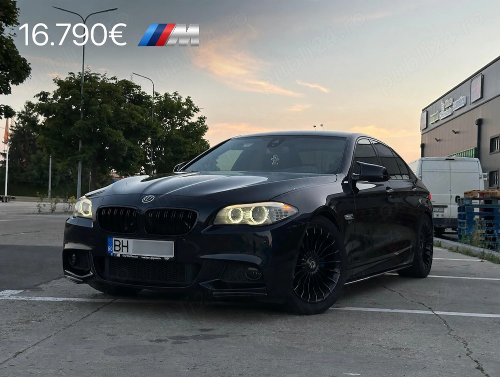BMW Seria 5 F10 520d, PACHET M Fabrica, Garanții active, ISTORIC, Mașina personală! 