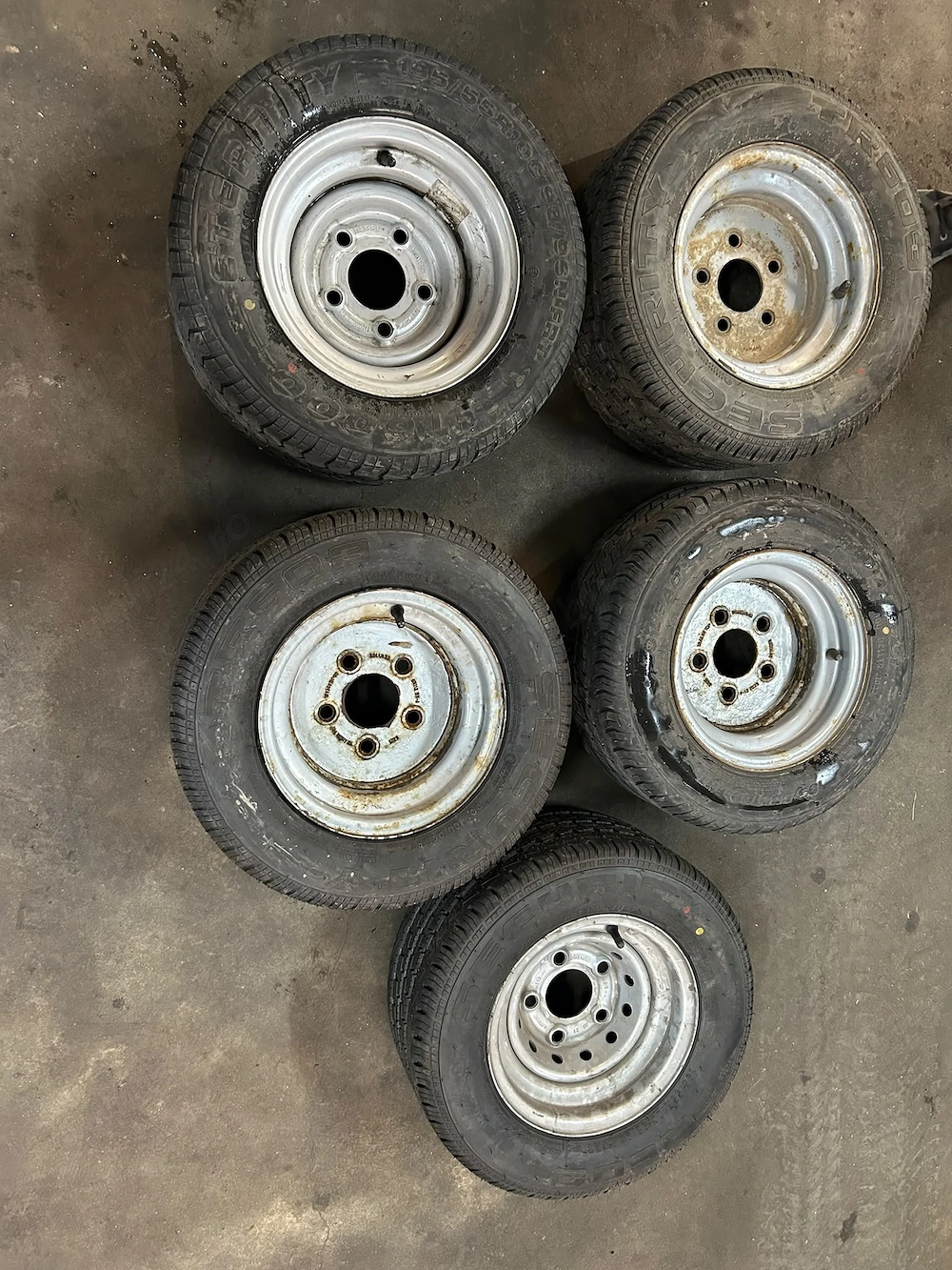 vand jante cu anvelopa  remorca  m s 6.00 x 10h2  195/55/10
