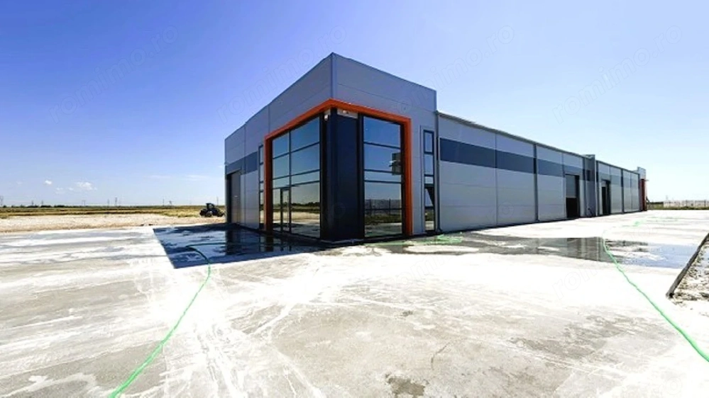 Hală nouă 590 mp|Teren 1446 mp| Ieșire Slatina   Brebeni |Acces DEx12
