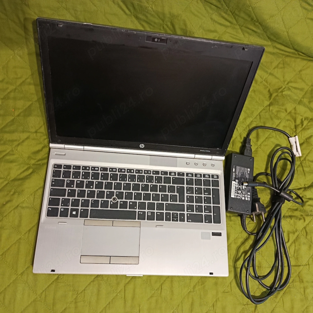Laptop HP Elitebook 8570p, 8Gb DDR3, procesor i5 3210M, fără hard