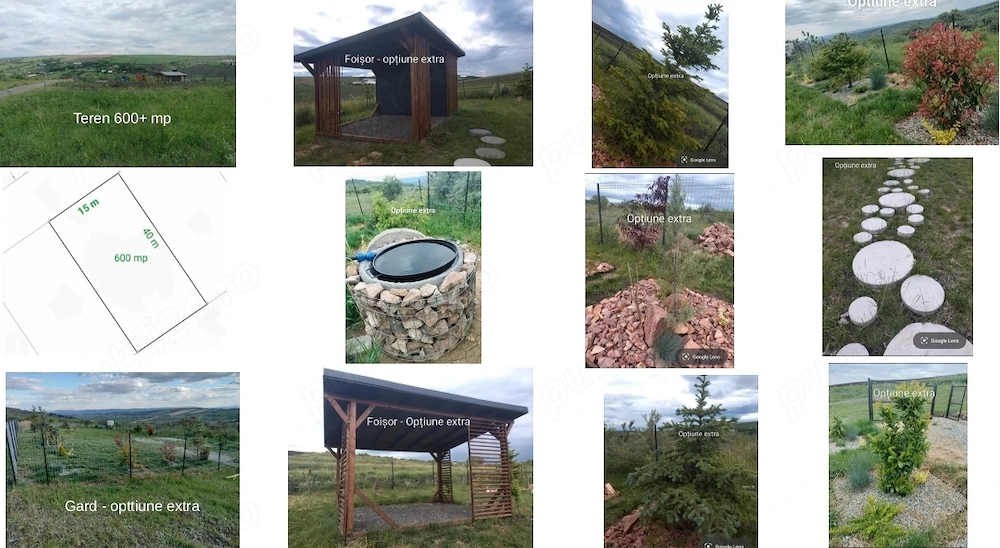 Vand grădina de relaxare, Cluj-Napoca, in capătul străzii Valea Fanatelor spre Pădureni 