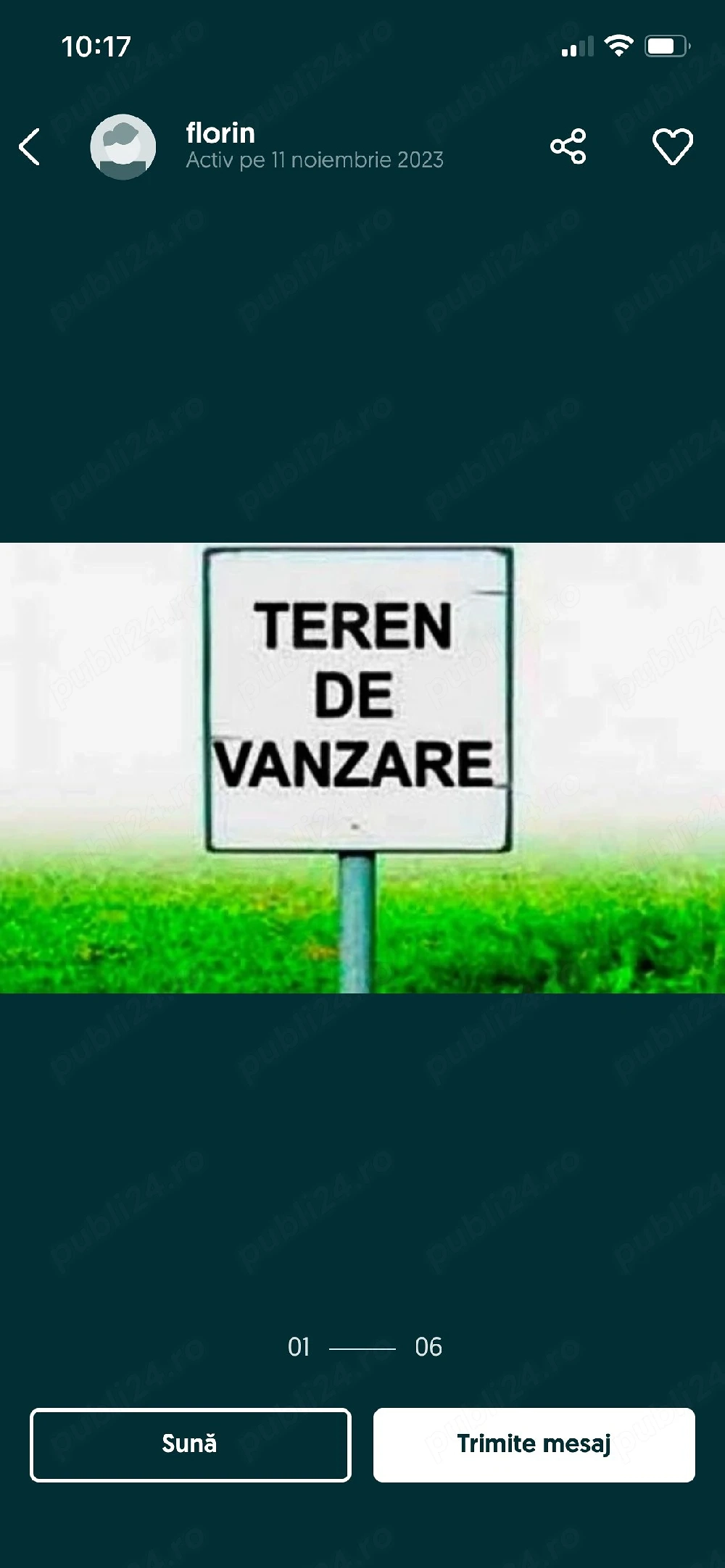Teren 400 mp intre vile comuna Berceni