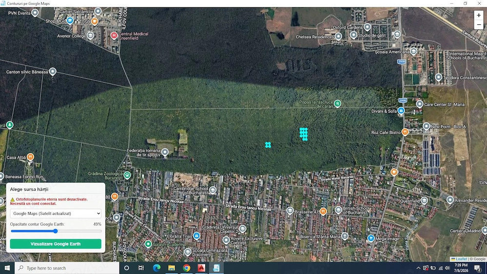 Vând 7500mp pădure langa Iancu Nicolae. Ideală pentru investiție compensare silvică