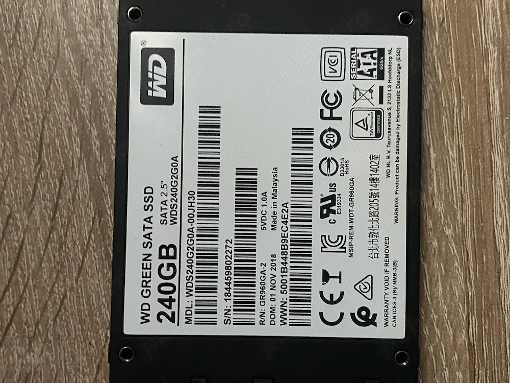 Vând piese de pc ca noi mai am încă un ssd de 1 TB 