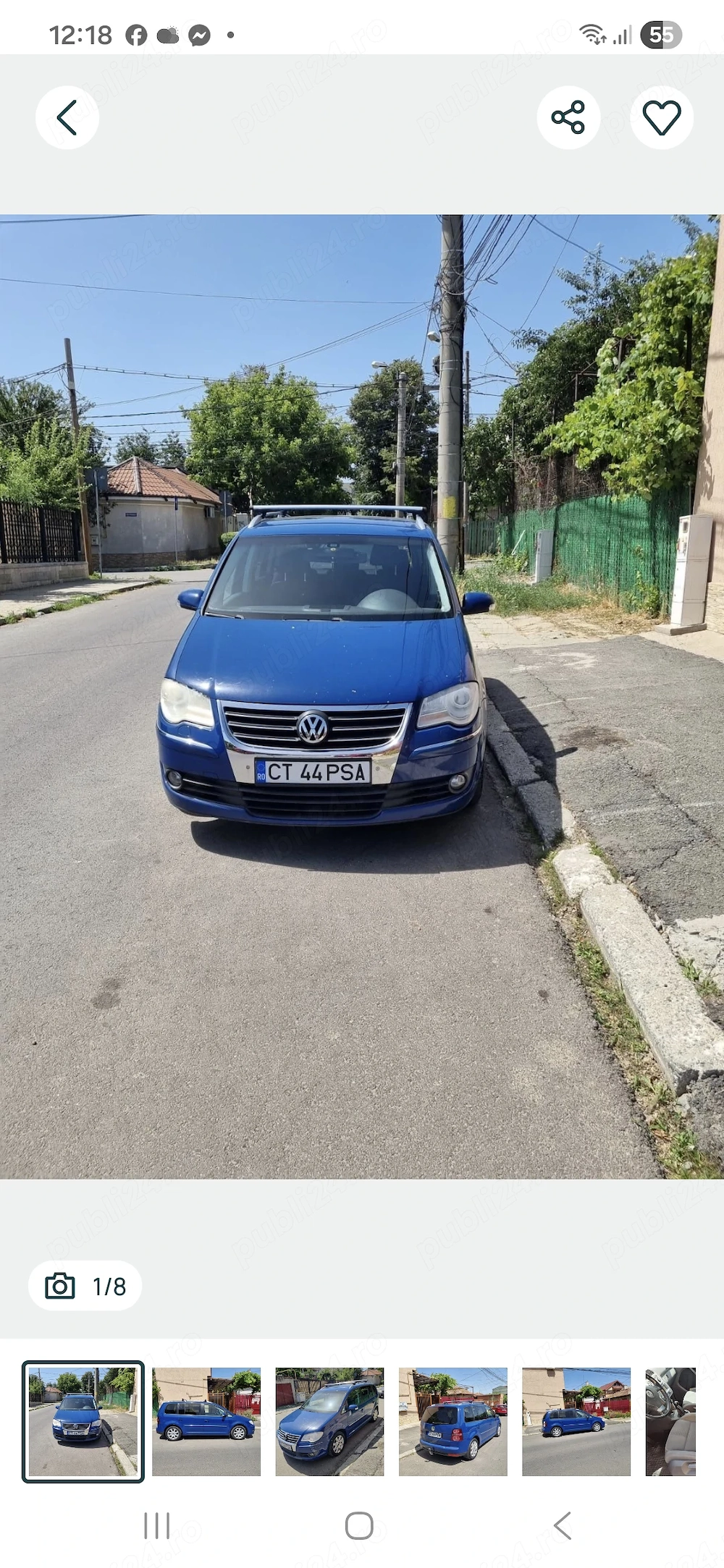 Vand Vw touran 2008