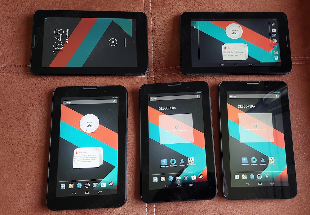 Tableta Android cu Youtube
