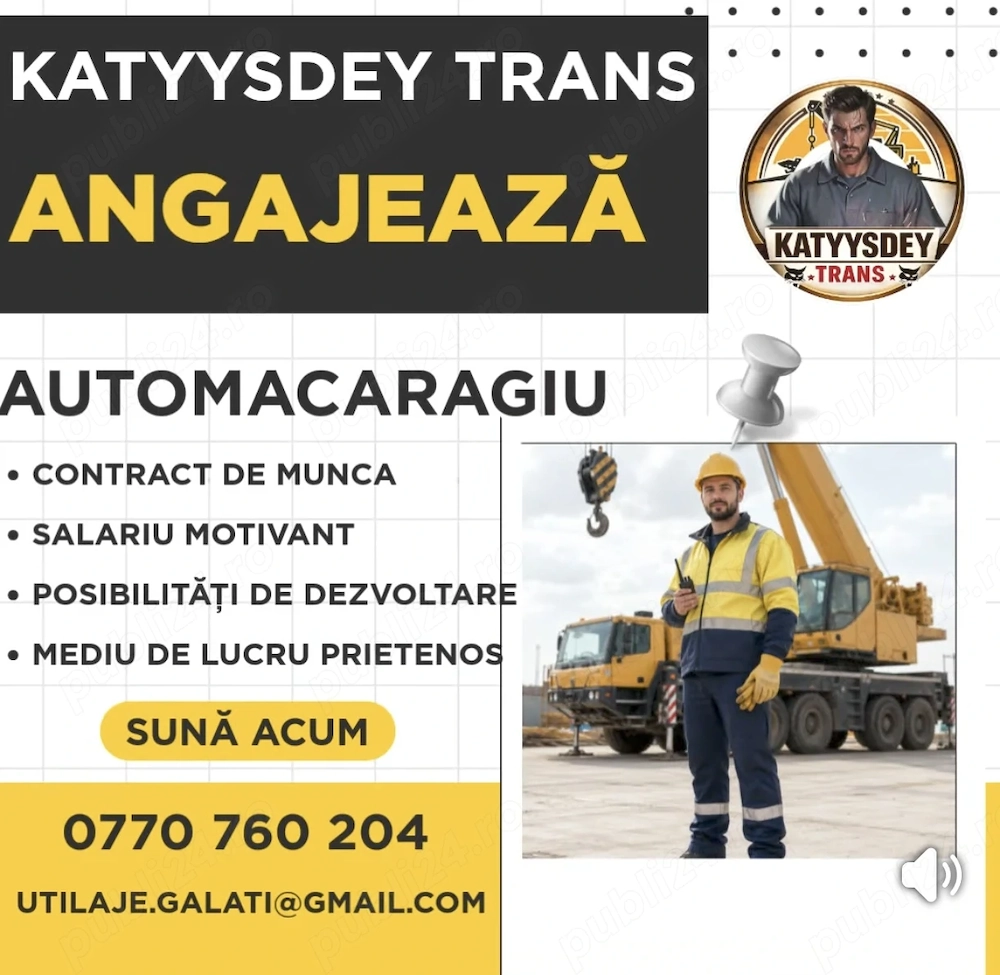 Katyysdey Trans angajează Automacaragiu