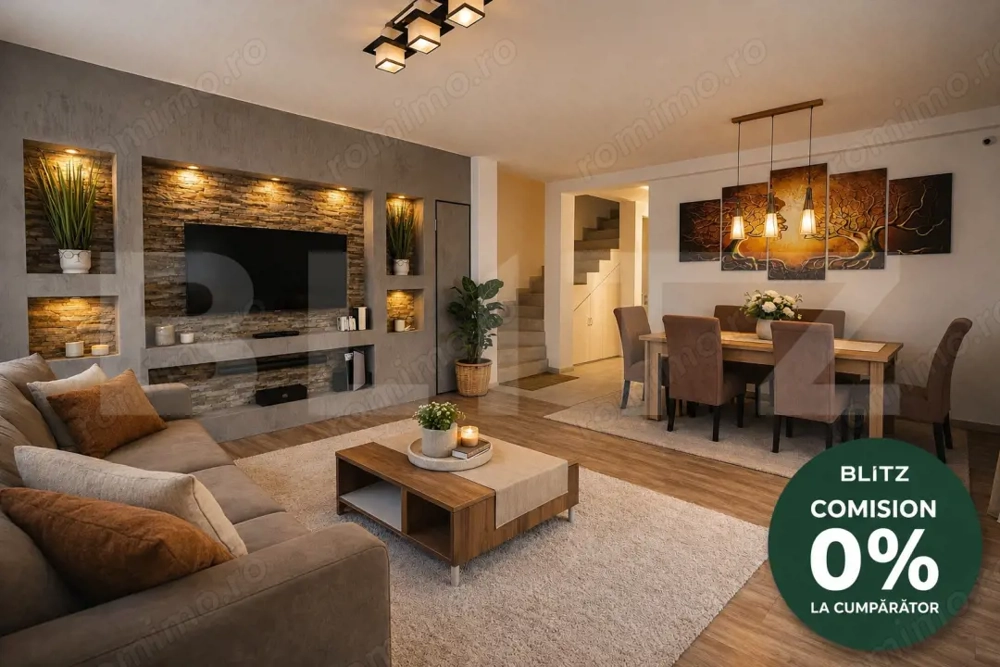 Duplex 3 camere | Mureseni, | Aproape de Plaza Mall