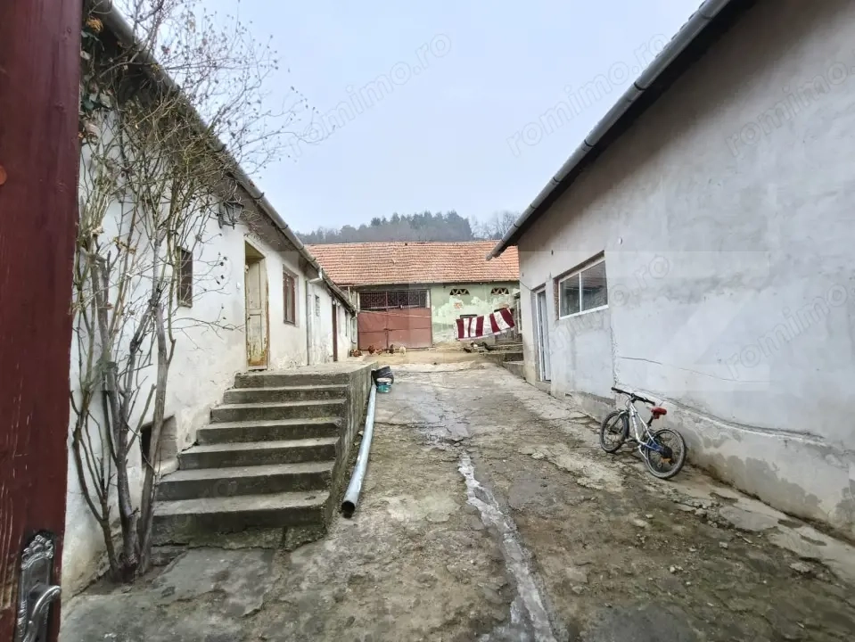 Casa renovabila 5 camere baie si anexe 2800 mp teren in   Pianu de Sus