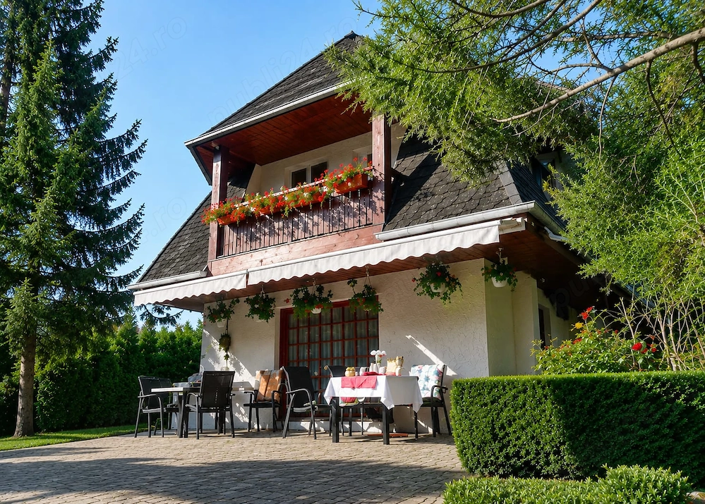  Casă de munte P+2 în Tarcău, 8 dormitoare cu baie proprie, teren 2300 mp   potrivită pentru familie
