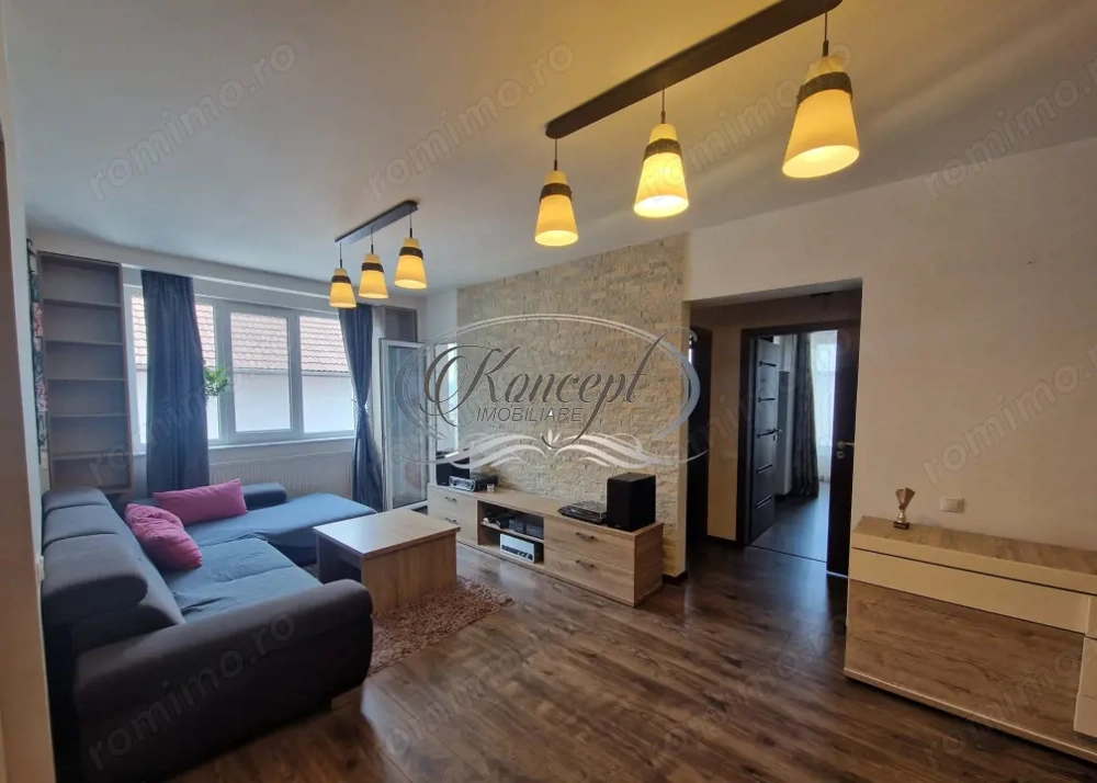 Apartament 3 camere mobilat, cu doua locuri de parcare in Andrei Muresanu