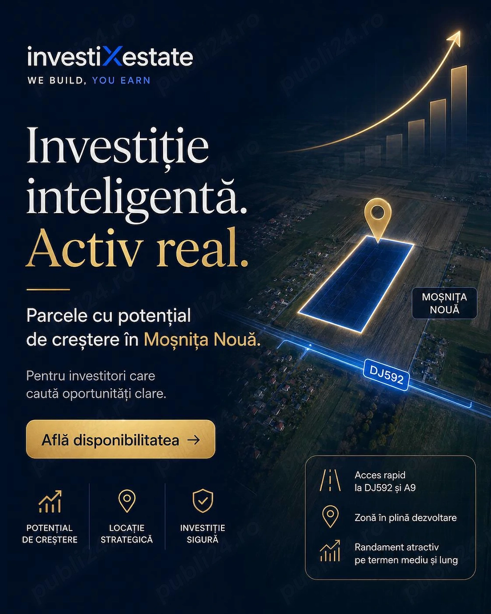 Parcela de teren Mosnita Noua direct proprietar