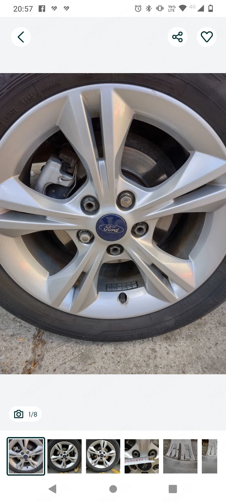 Jante Ford Focus Mondeo R16
