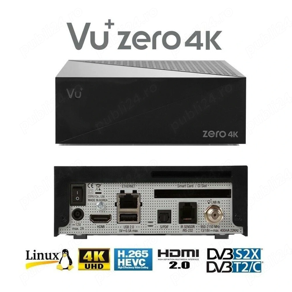 Receptor satelit Vu+ Zero 4K