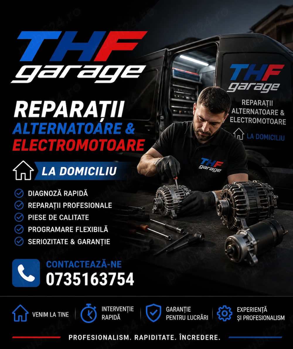 Reparatii Alternatoare Electromotoare la domiciliu