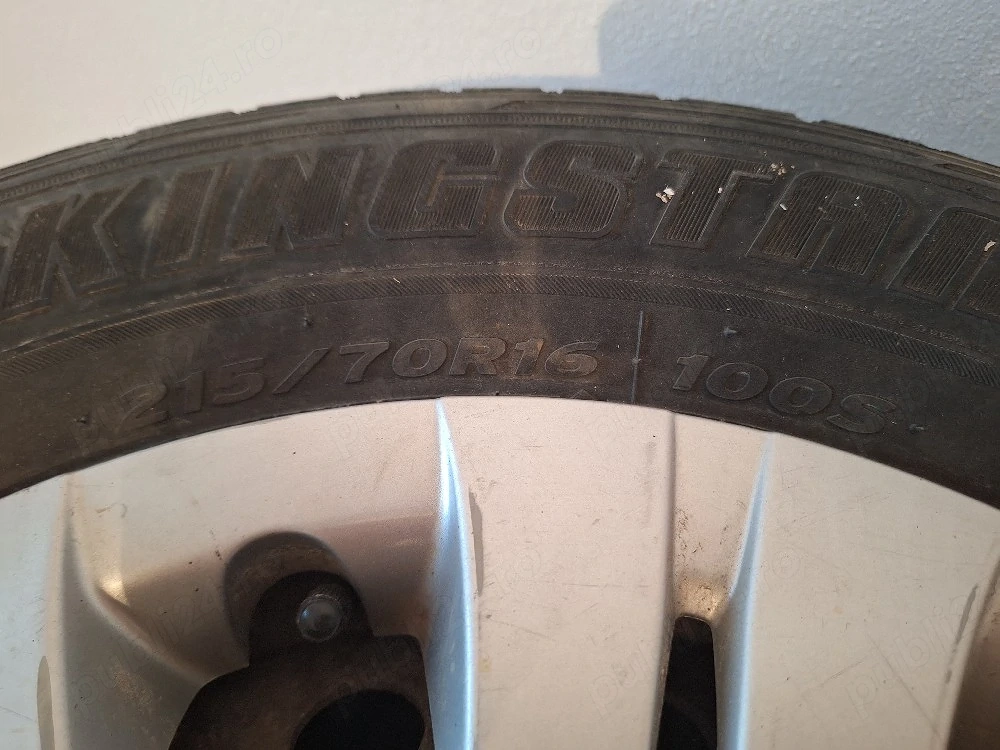 Set 4 Jante tablă R16 Toyota (RAV4) + Capace originale