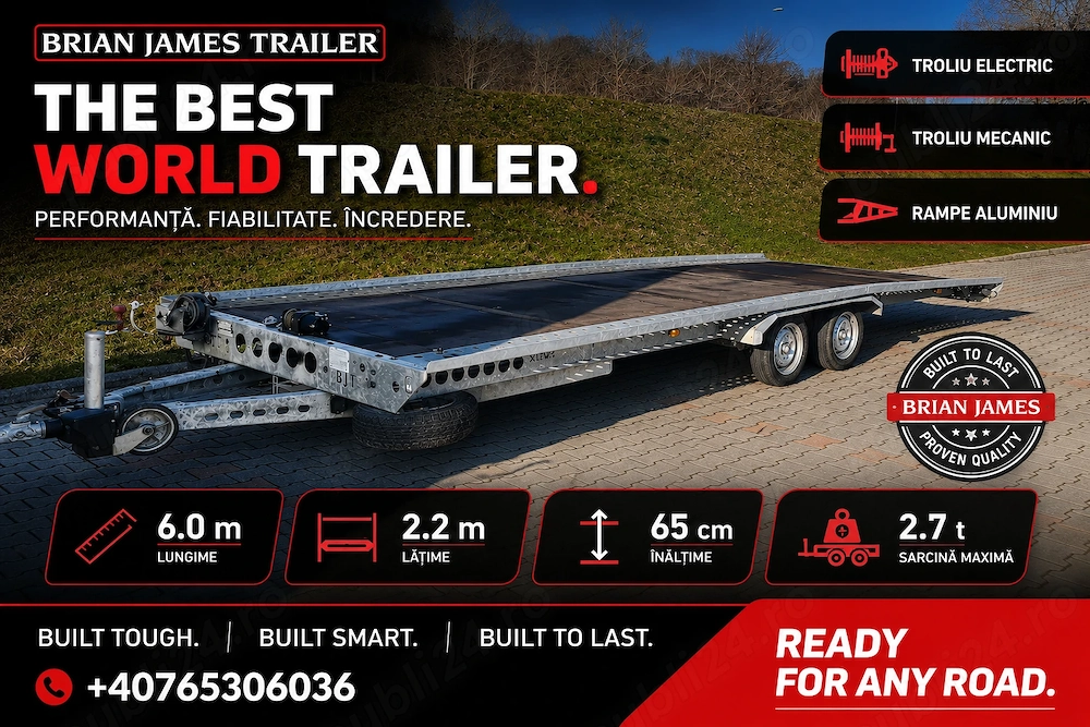 Platforma auto Brian James Trailer 