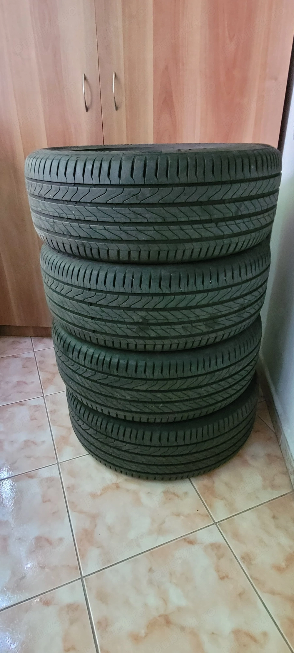 Anvelope vară Continental UltraContact 205/55 R16 W – DOT 2024 – set 4 bucăți