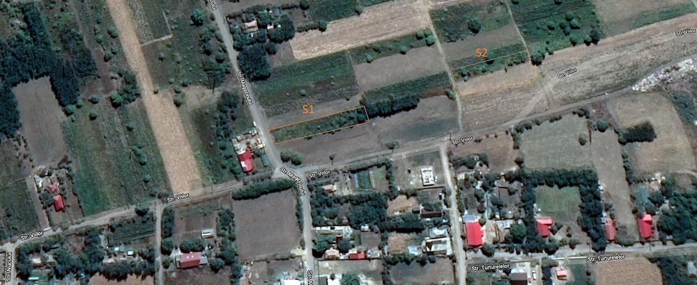 Teren 2 loturi 1000mp si 1827mp Sat Florica Jud. Calarasi