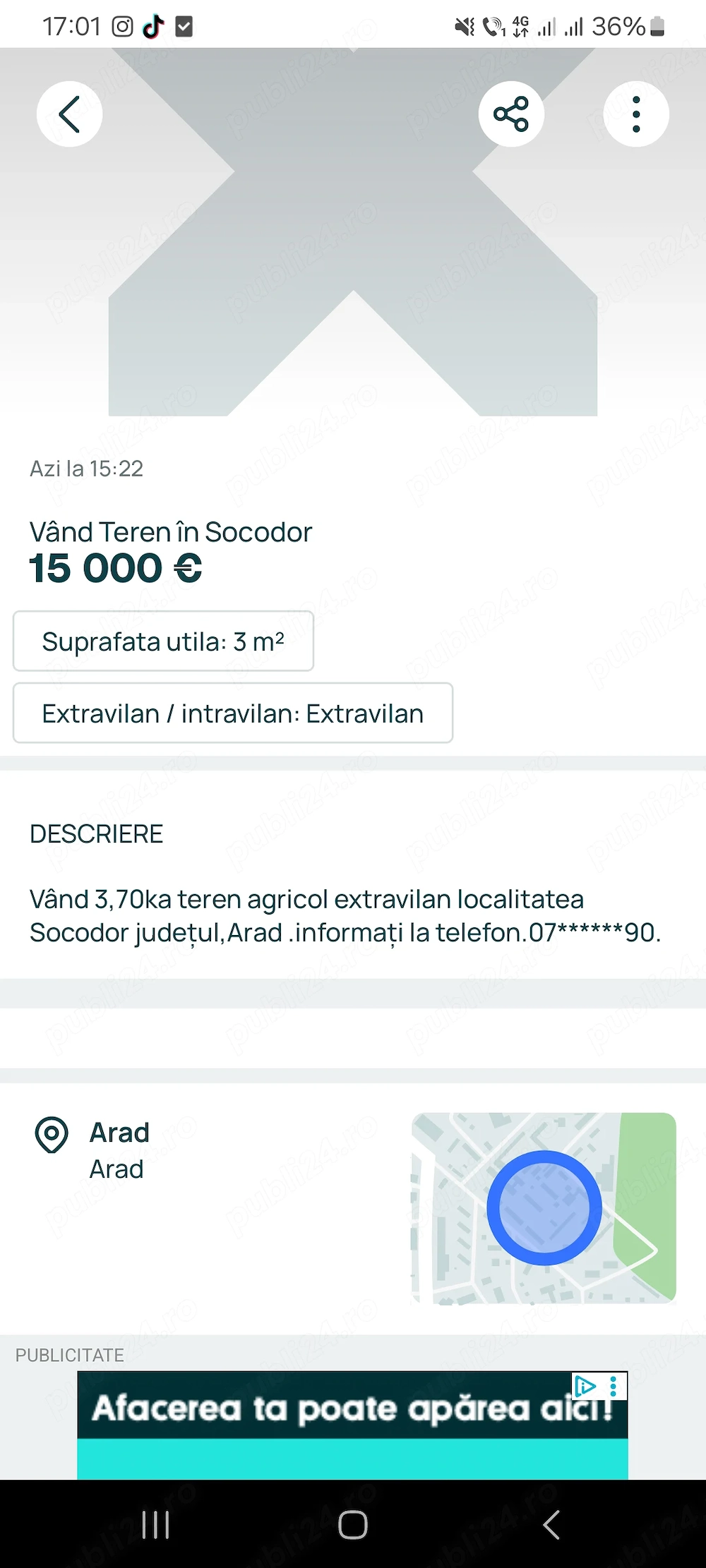 Socodor teren de Vînzare