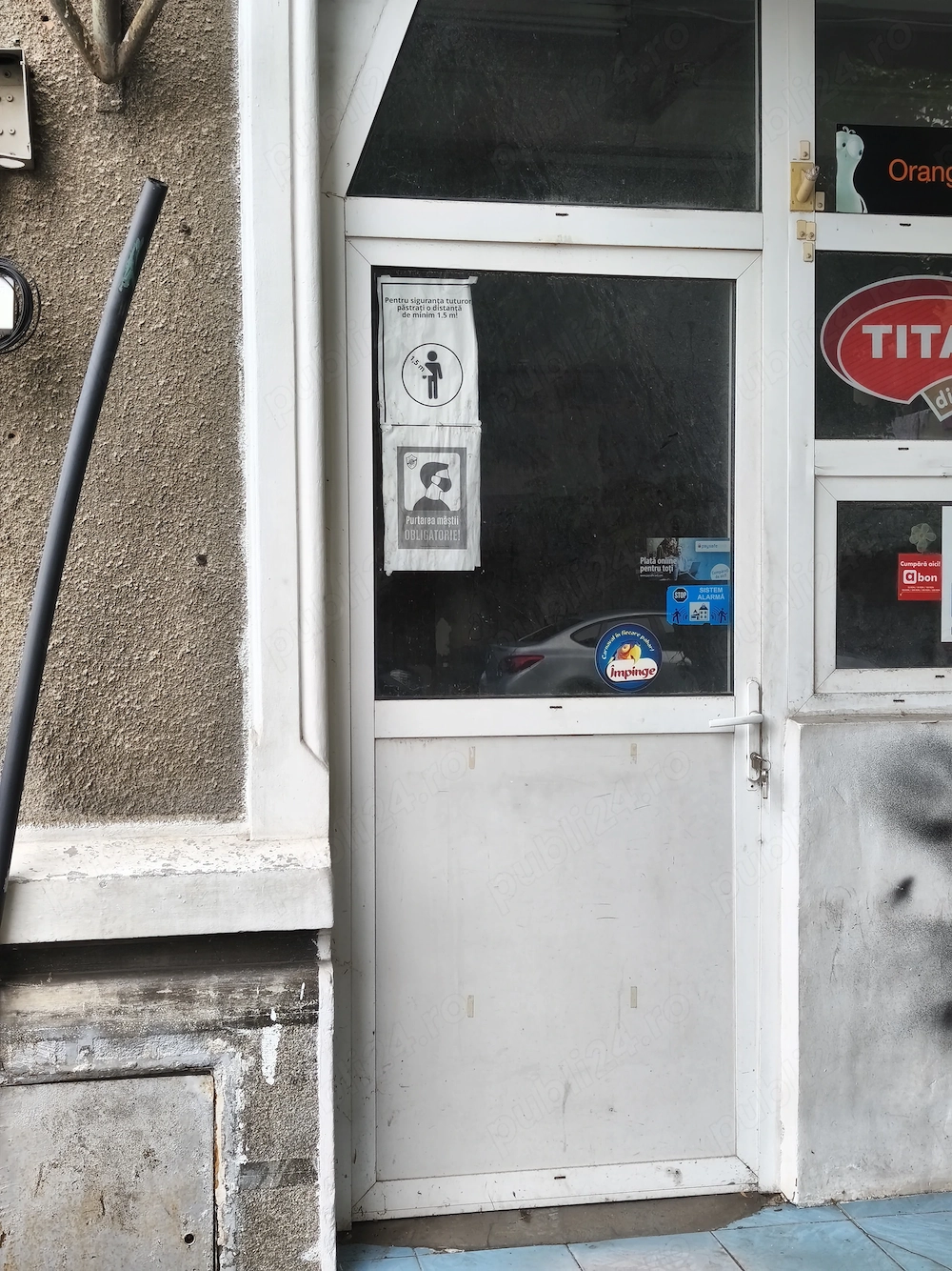 Închiriez spațiu comercial calea Floreasca 35,4 m cu grup sanitar,cu acces depozitare în pivniță 