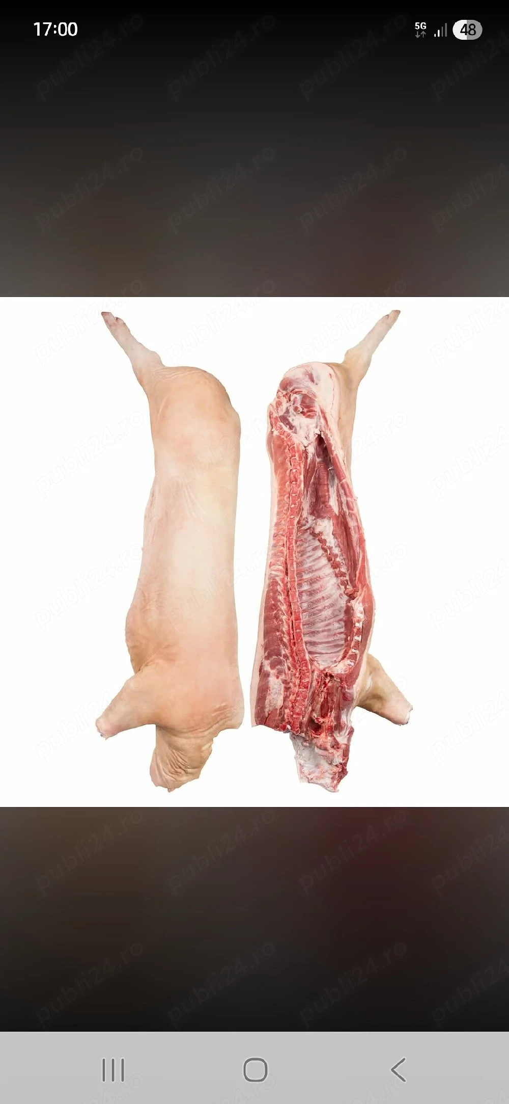 Vand carne de porc carcasa