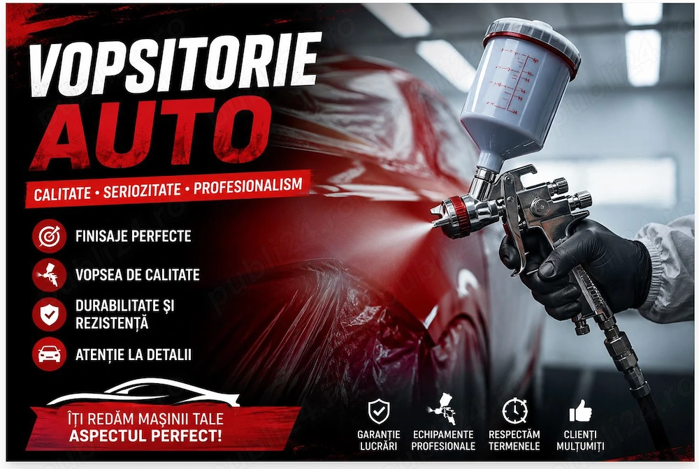 Angajam Tinichijiu si Vopsitor Auto (Germania)