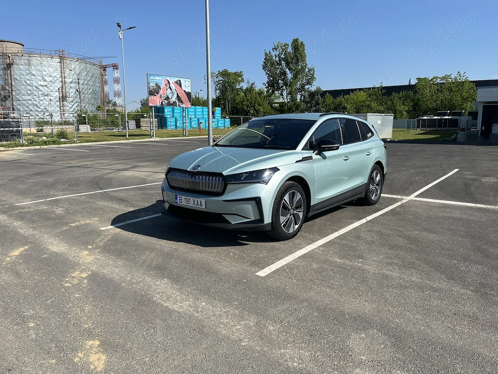Vand Skoda Enyaq iV 80 Advanced | Garanție iunie 2027 | Infoliată integral PPF Hexis | Unic propriet
