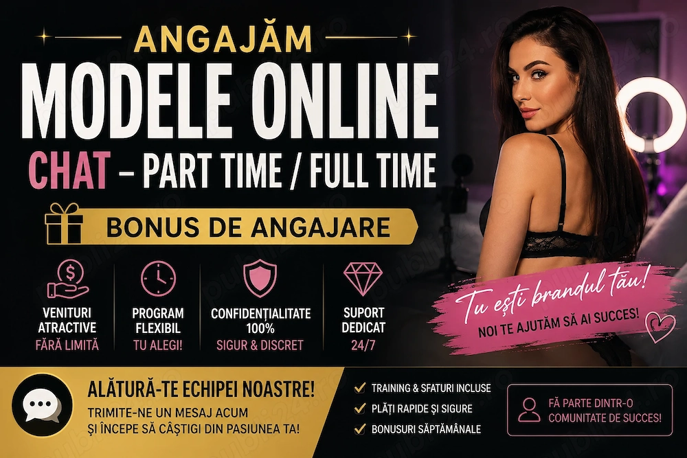 ANGAJAM modele ONLINE fara experienta Full sau Part time