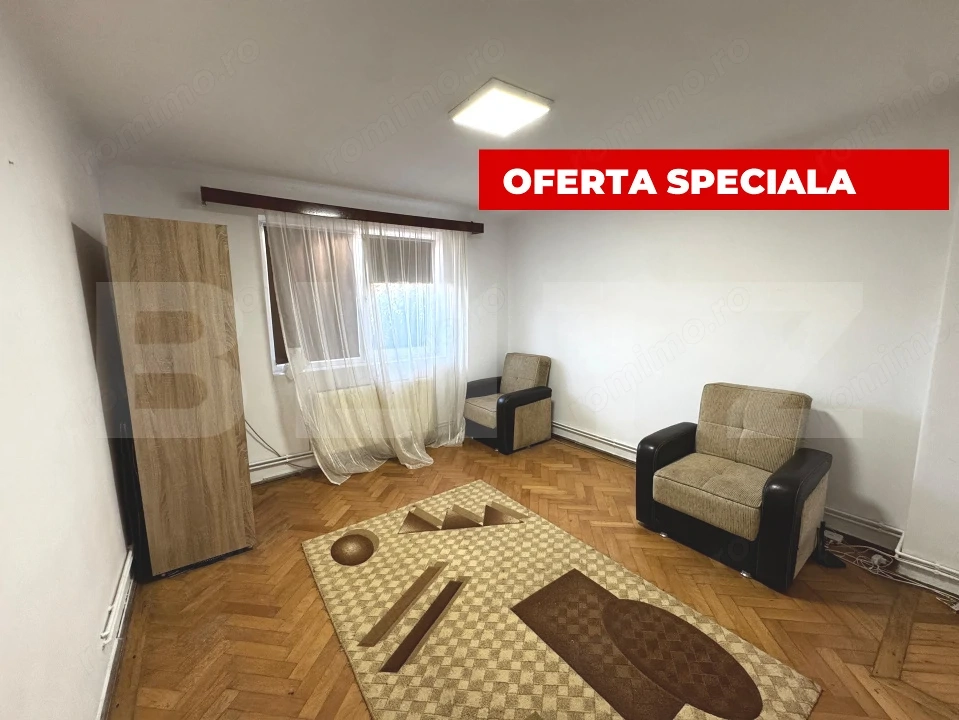 Apartament in bloc tip vila, parter, 50 mp, mobilat utilat - Sacele