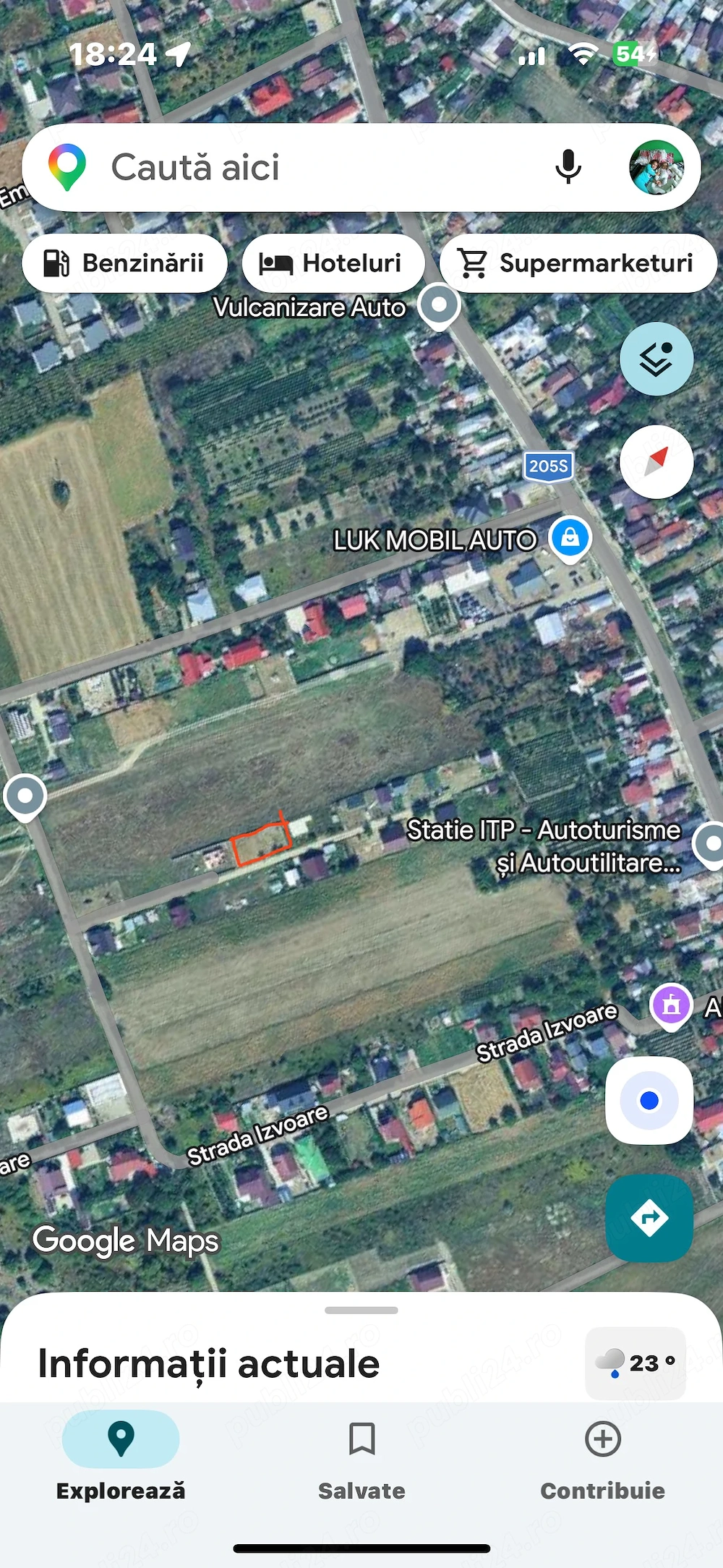 Vând teren Câmpineanca 