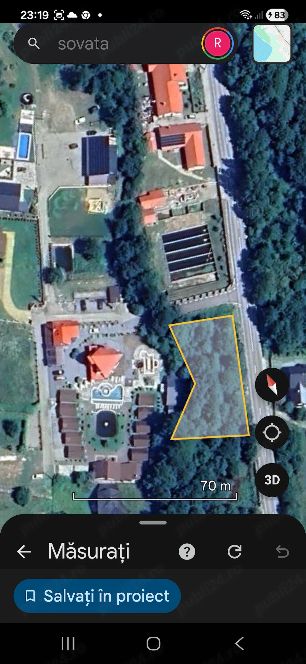Teren de vânzare Sovata strada Stana de Vale